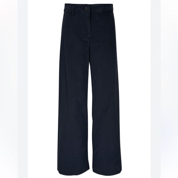 Nili Lotan Megan Midnight Soft Brushed Stretch Twill Pant - Picture 2 of 9